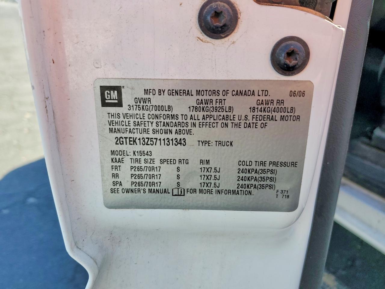 2007 GMC New Sierra K1500 Classic