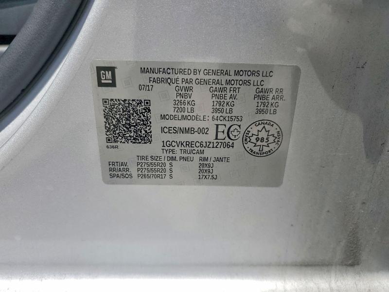 2018 Chevrolet Silverado K1500 LT