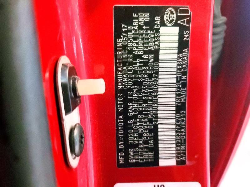 2017 Toyota Corolla se