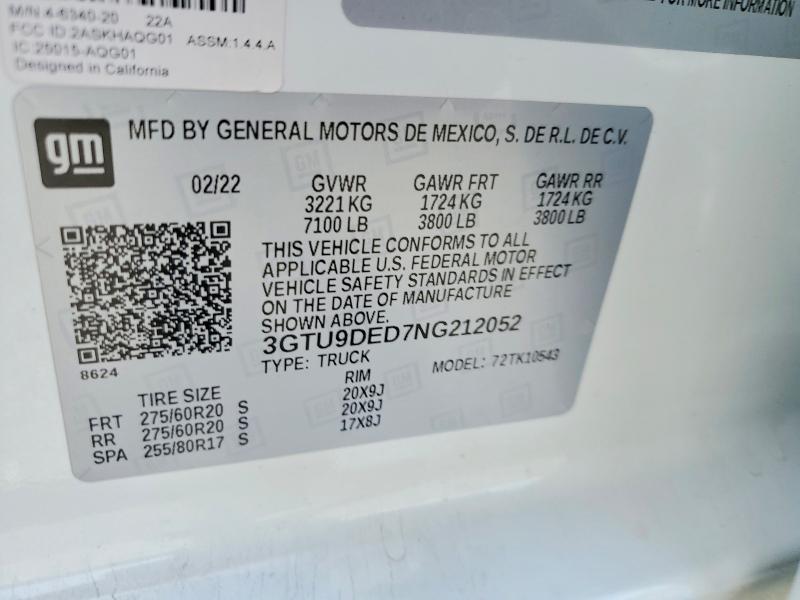 2022 GMC Sierra Limited K1500 SLT