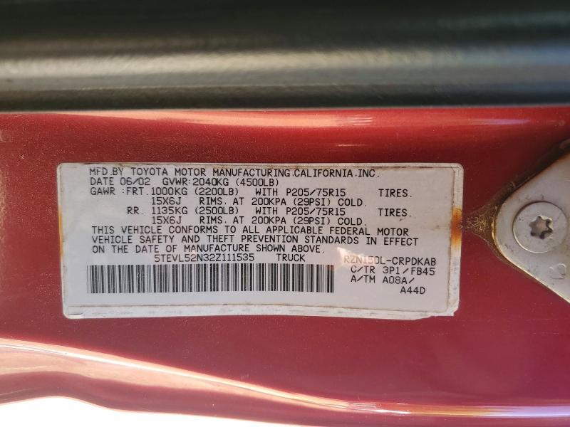2002 Toyota Tacoma Base