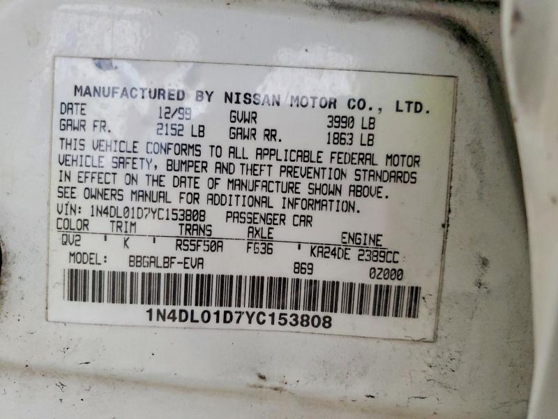 2000 Nissan Altima xe