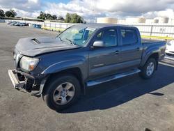 Salvage trucks for sale at Martinez, CA auction: 2010 Toyota Tacoma Double Cab Prerunner