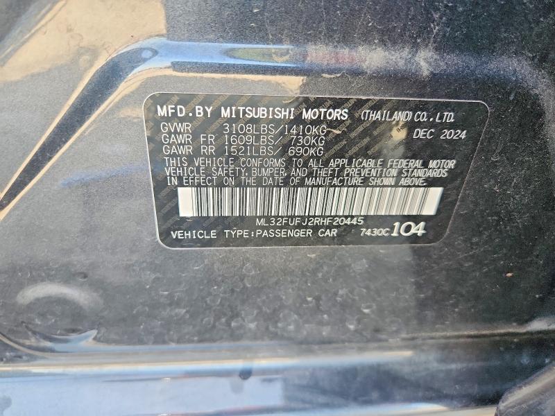 2024 Mitsubishi Mirage G4 es