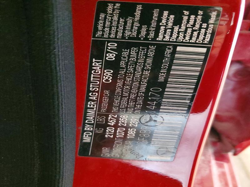 2011 Mercedes-Benz C 300 4matic