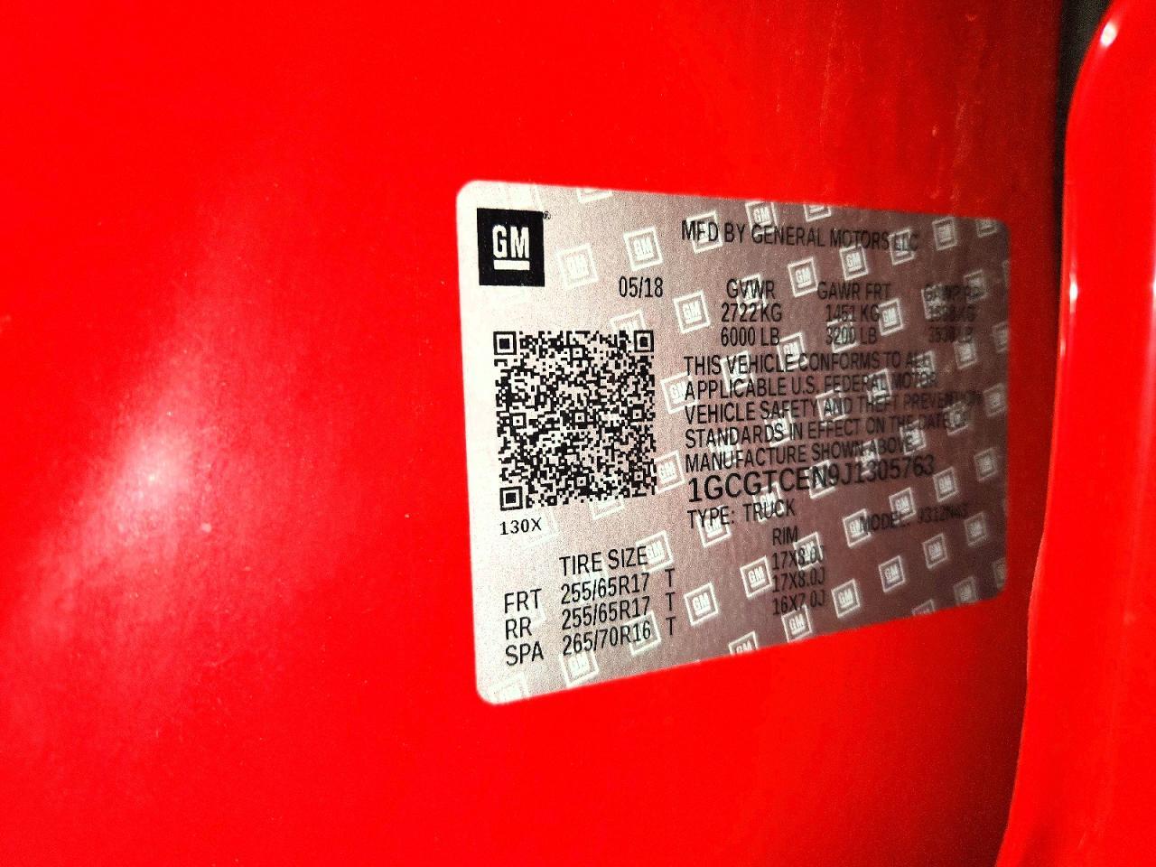 2018 Chevrolet Colorado LT