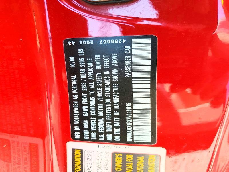 2007 Volkswagen Eos Base