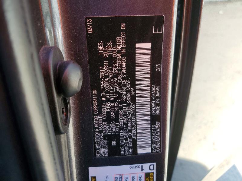 2013 Toyota 4runner SR5