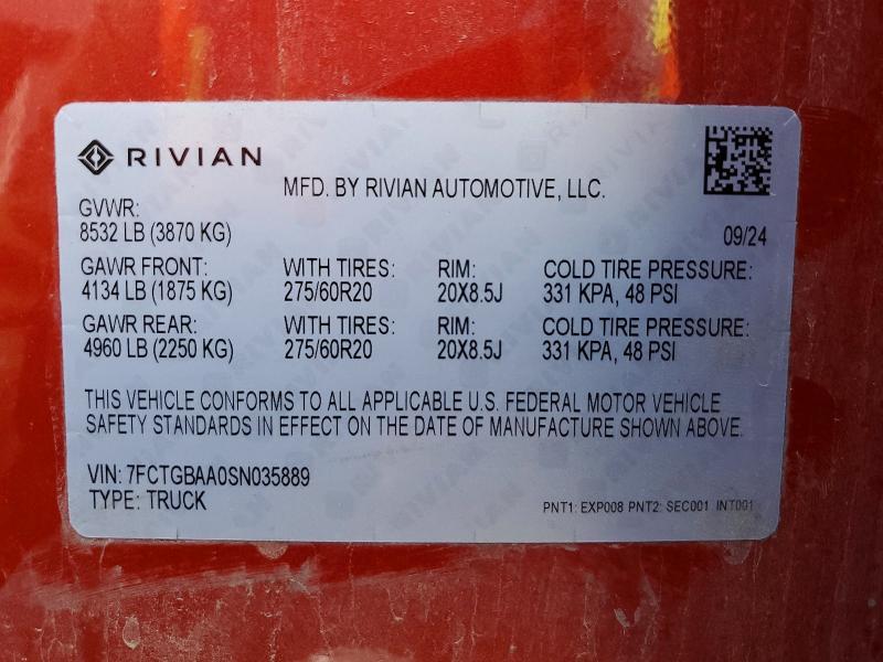 2025 Rivian R1T Adventure