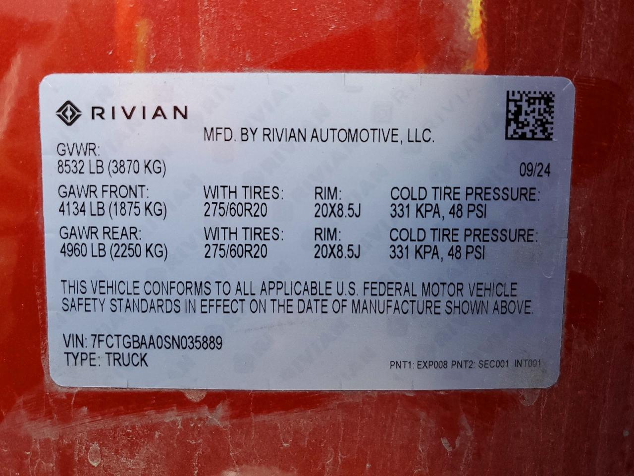 2025 Rivian R1T Adventure