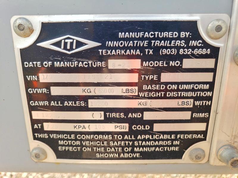 2025 Innovative Trailers 2024 Innovative Walking Floor Trailer