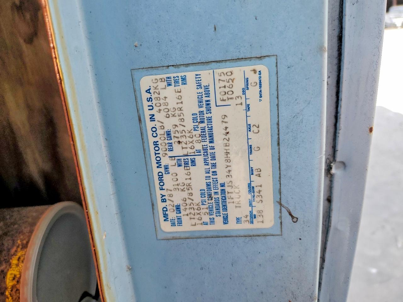 1987 Ford Econoline E350 Super Duty Van