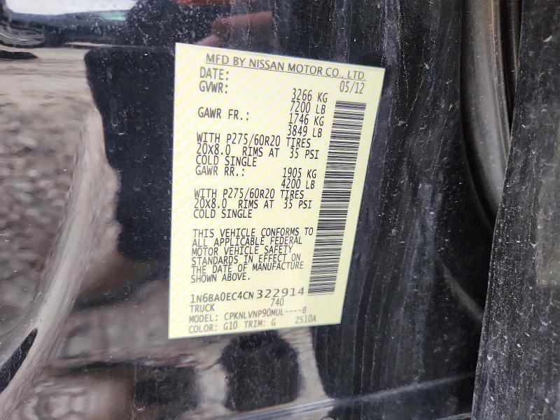 2012 Nissan Titan SV