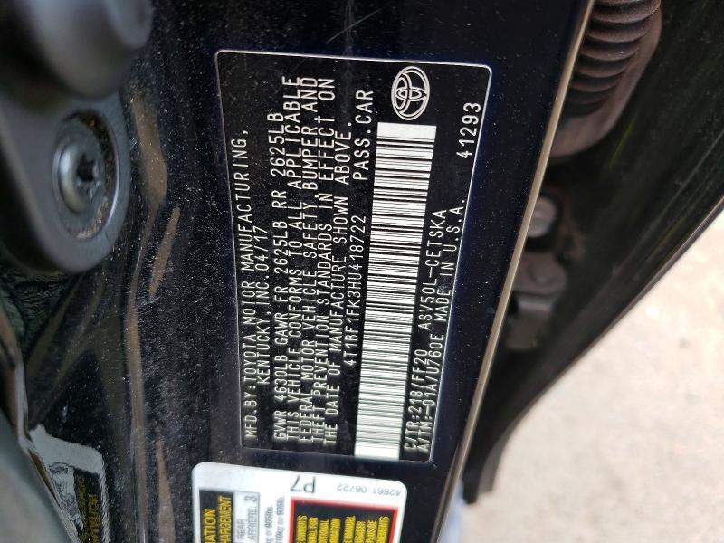 2017 Toyota Camry se
