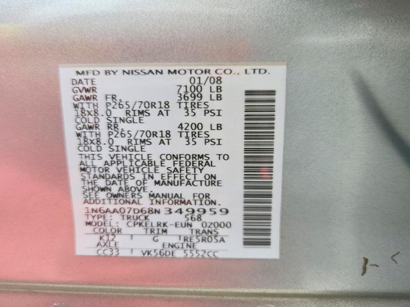 2008 Nissan Titan XE