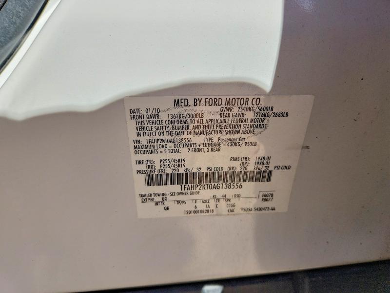 2010 Ford Taurus sho