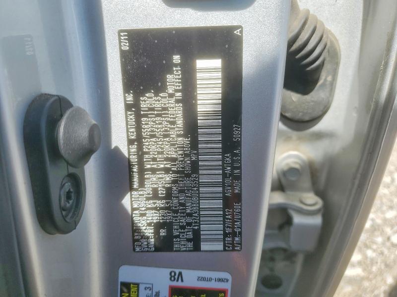 2011 Toyota Venza fwd 4cyl