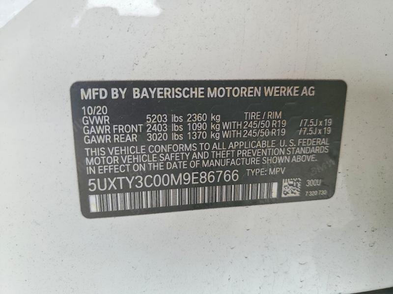 2021 BMW X3 Sdrive30i