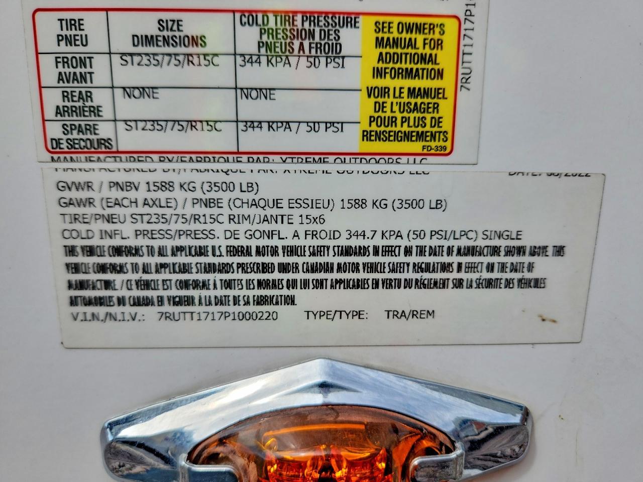 2023 Xtreme Outdoors Camper