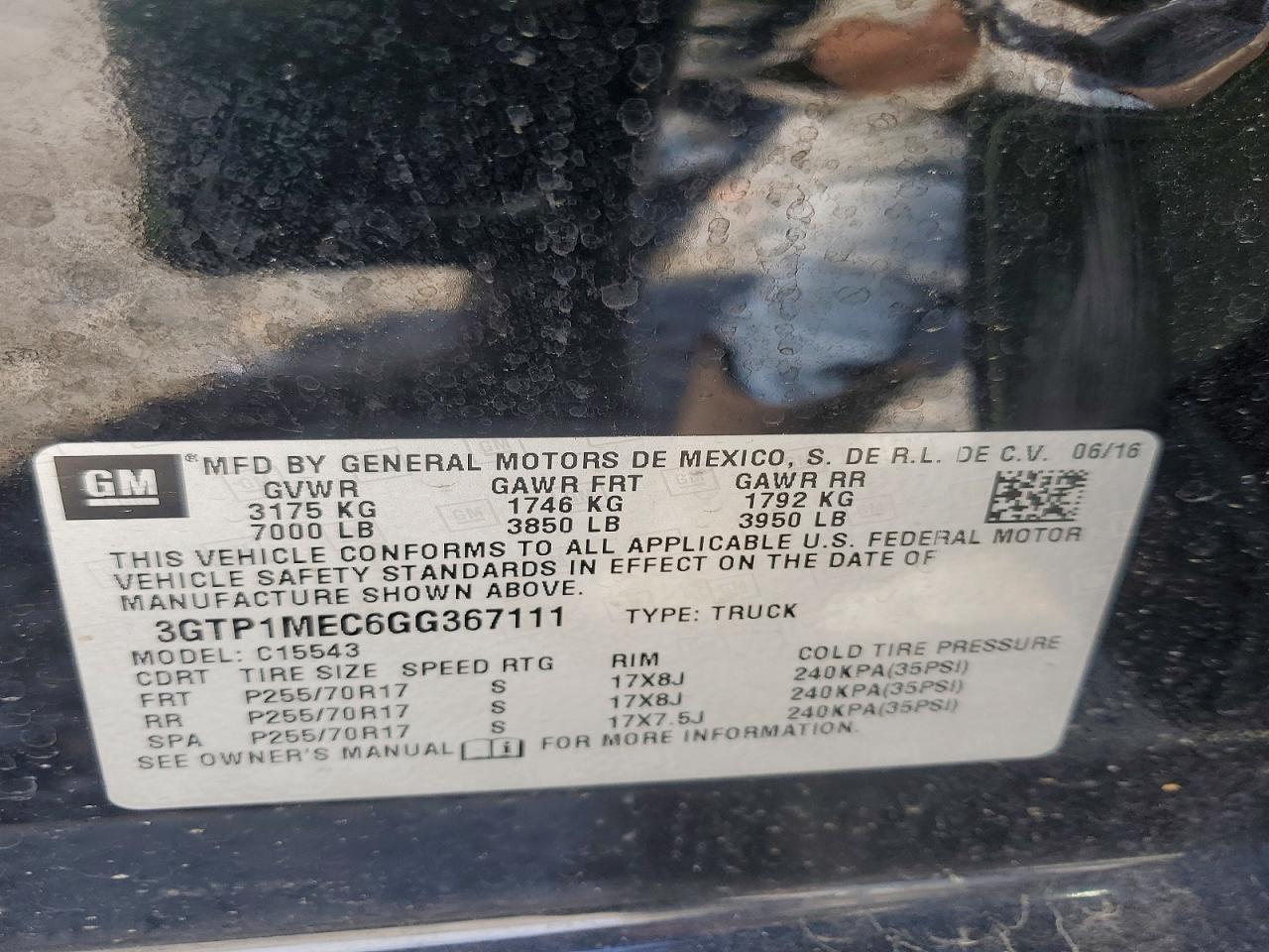 2016 GMC Sierra C1500 SLE
