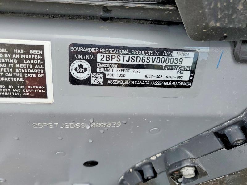 2025 Skidoo 2025 SKI-DO Snowmobile