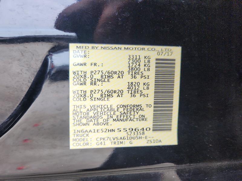2017 Nissan Titan SL