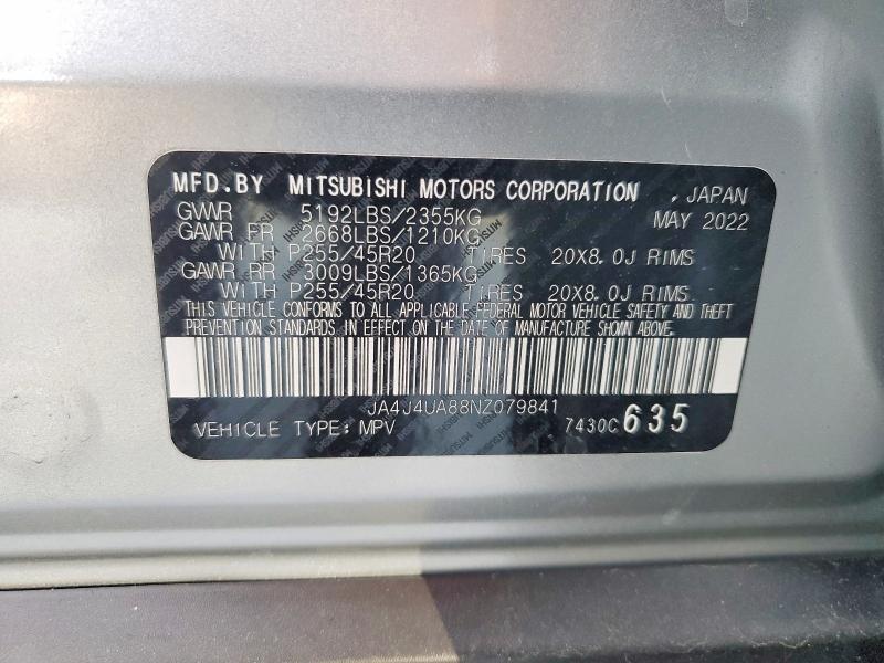 2022 Mitsubishi Outlander se