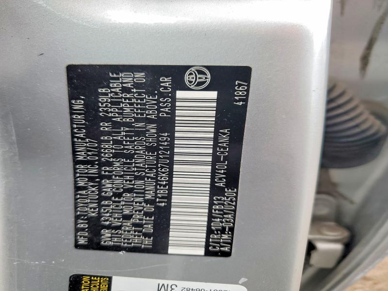 2007 Toyota Camry le