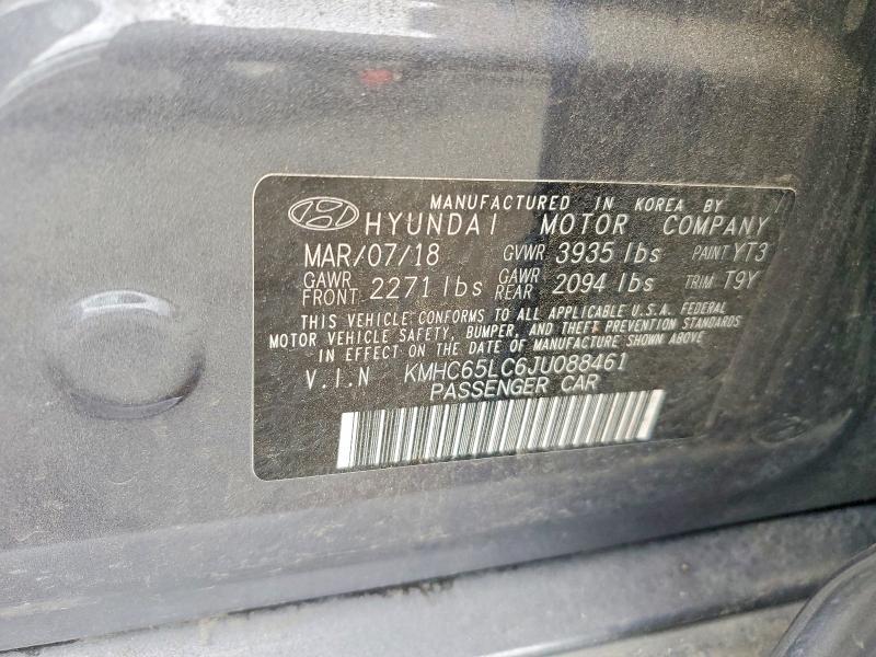 2018 Hyundai Ioniq Hybrid Blue