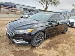 Salvage cars for sale from Copart Albuquerque, NM: 2018 Ford Fusion se