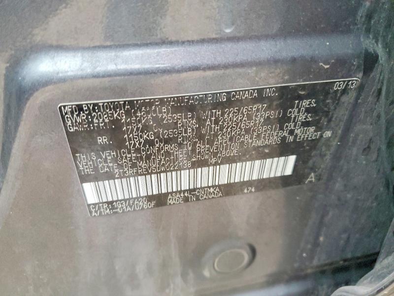 2013 Toyota Rav4 xle