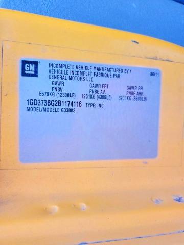 2011 GMC Savana Cutaway G3500