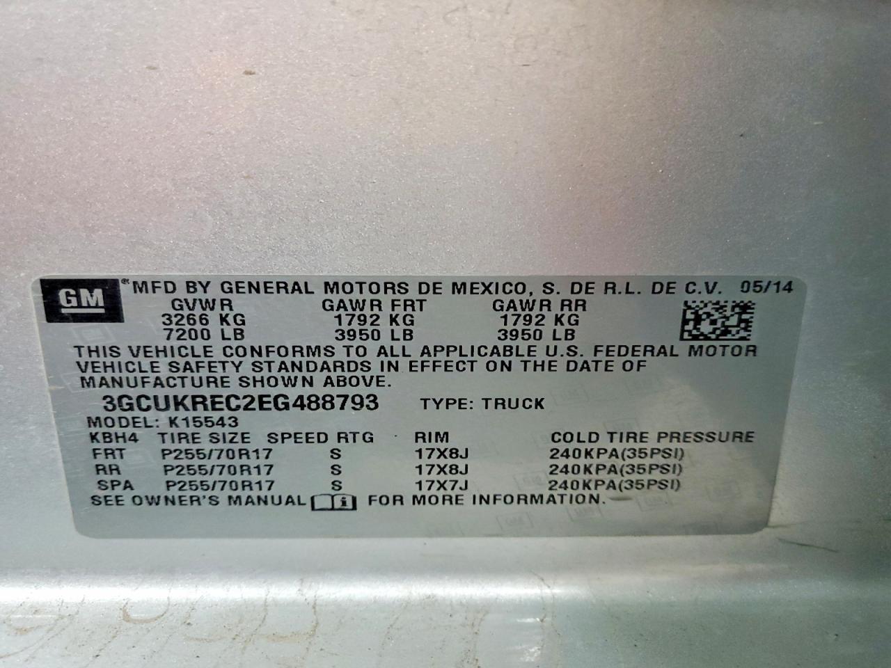 2014 Chevrolet Silverado K1500 LT