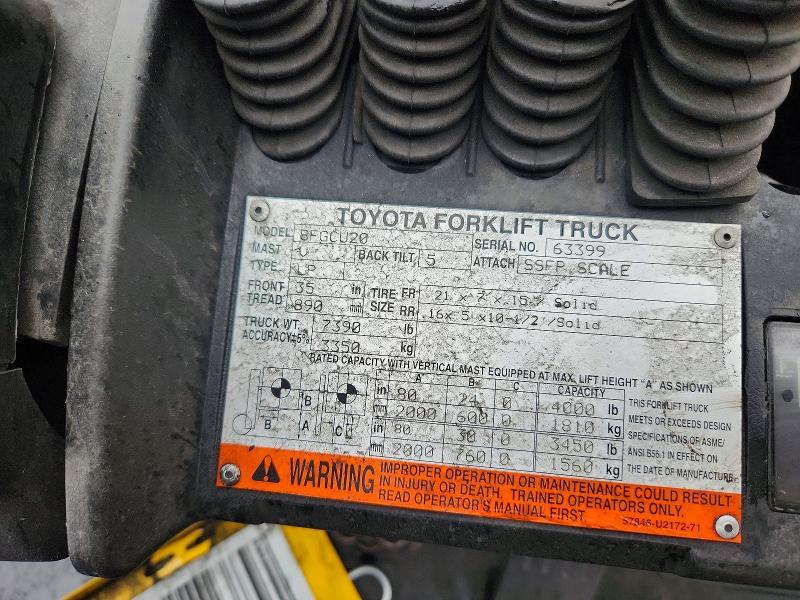 2014 Toyota 2014 Toyt Forklift