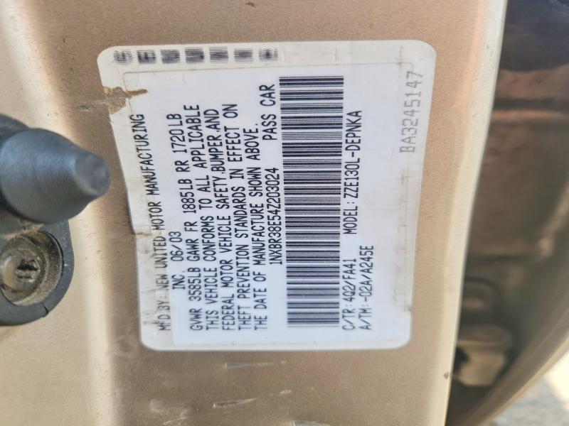 2004 Toyota Corolla le