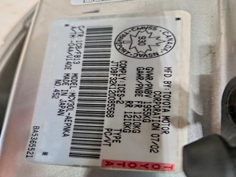 2002 Toyota Camry le V6