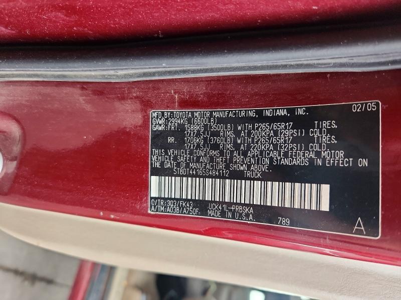 2005 Toyota Tundra Double cab SR5