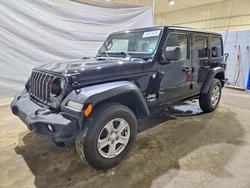 Jeep salvage cars for sale: 2019 Jeep Wrangler Unlimited Sport