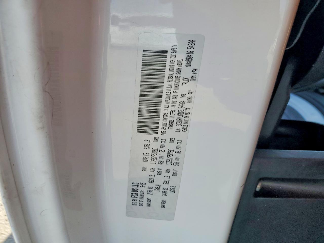 2016 Dodge RAM Promaster 3500 Delivery Van