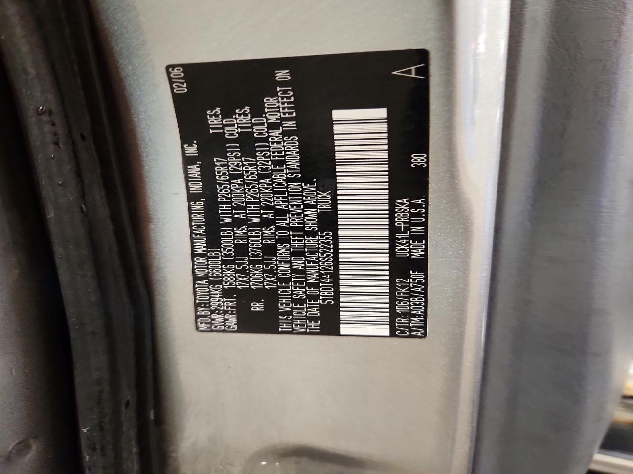 2006 Toyota Tundra Double Cab SR5