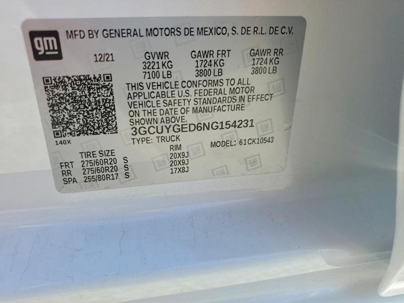 2022 Chevrolet Silverado LTD K1500 LTZ