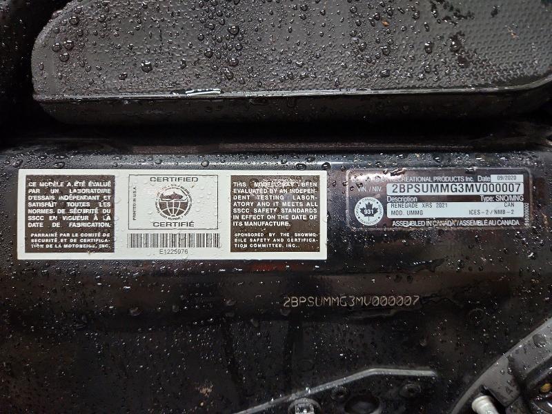 2021 Skidoo Doo Renegade xrs