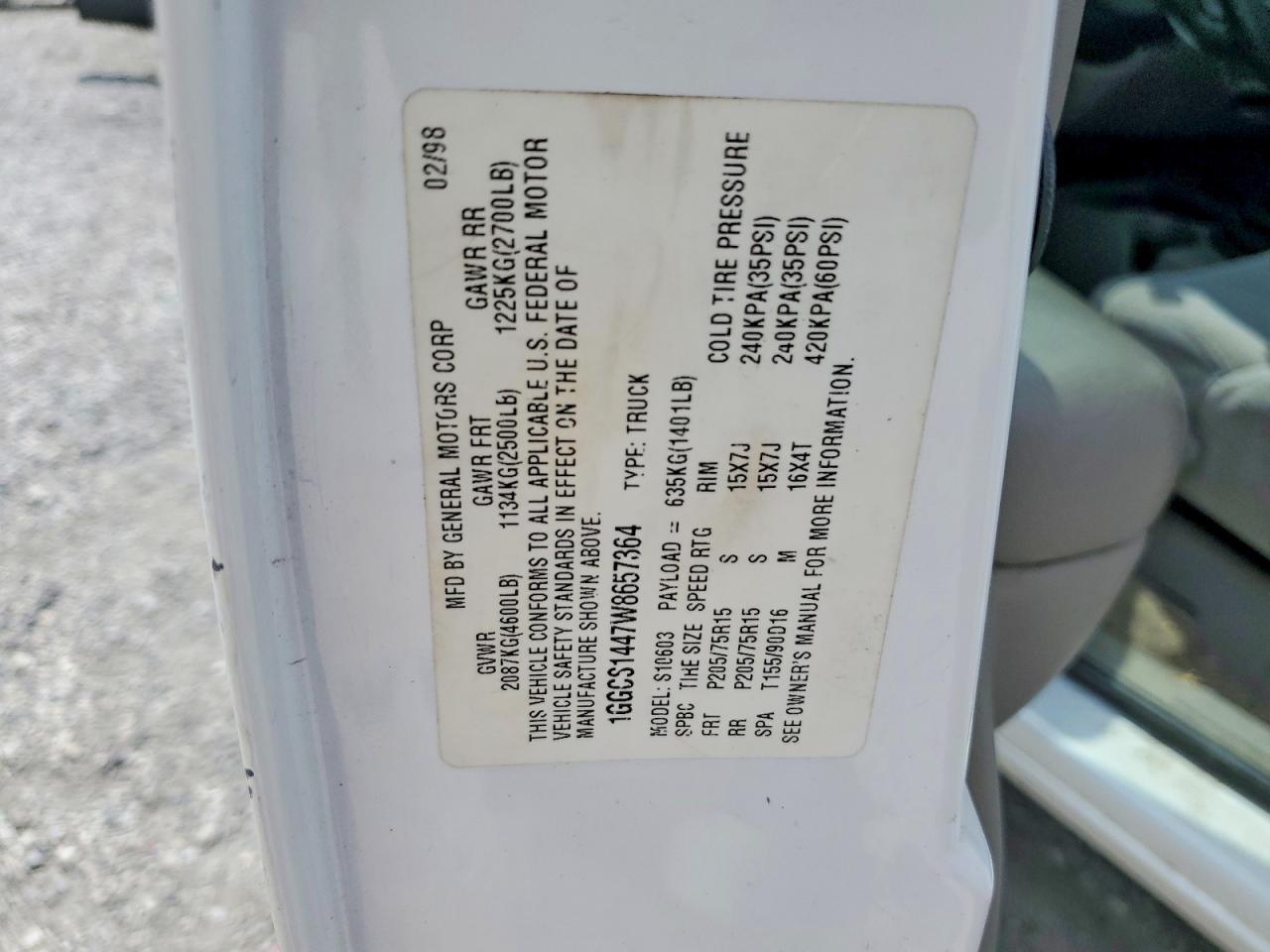 1998 Isuzu Hombre