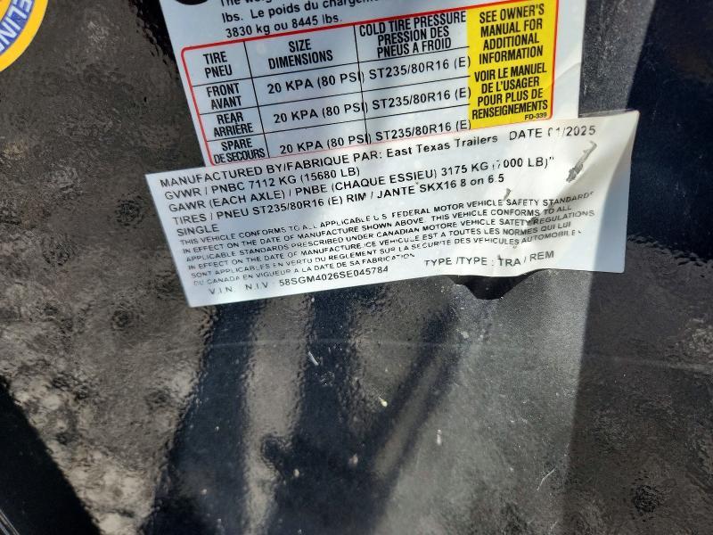 2025 Trailers Gooseneck