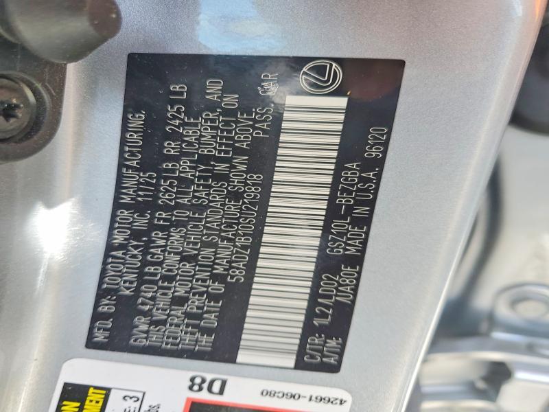 2025 Lexus Es 350 Base