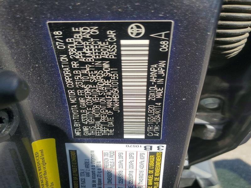 2019 Toyota C-hr Limited