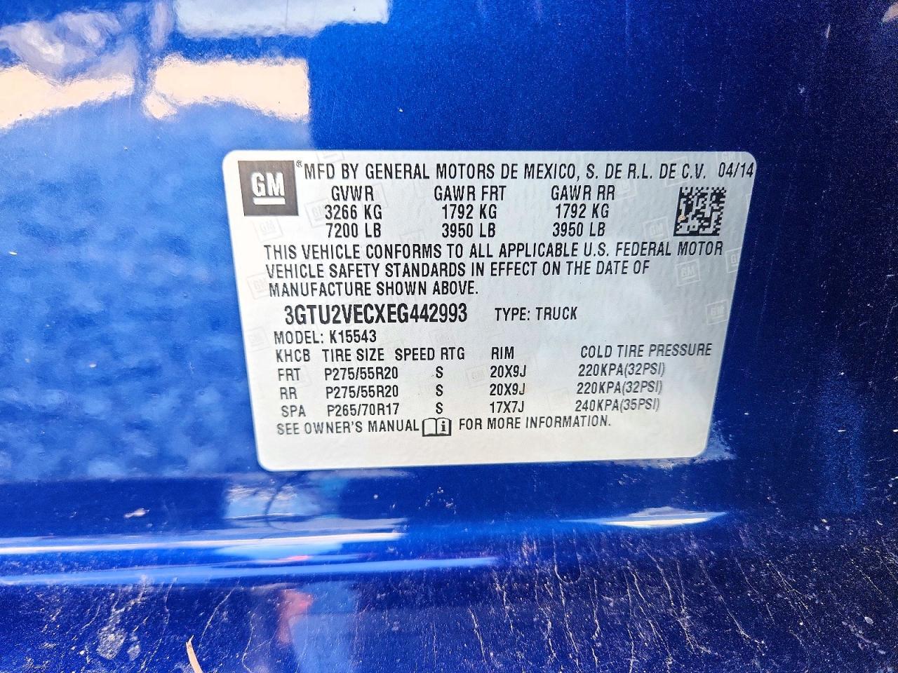 2014 GMC Sierra K1500 SLT