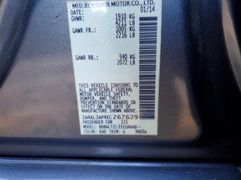 2014 Nissan Altima 2.5 sv