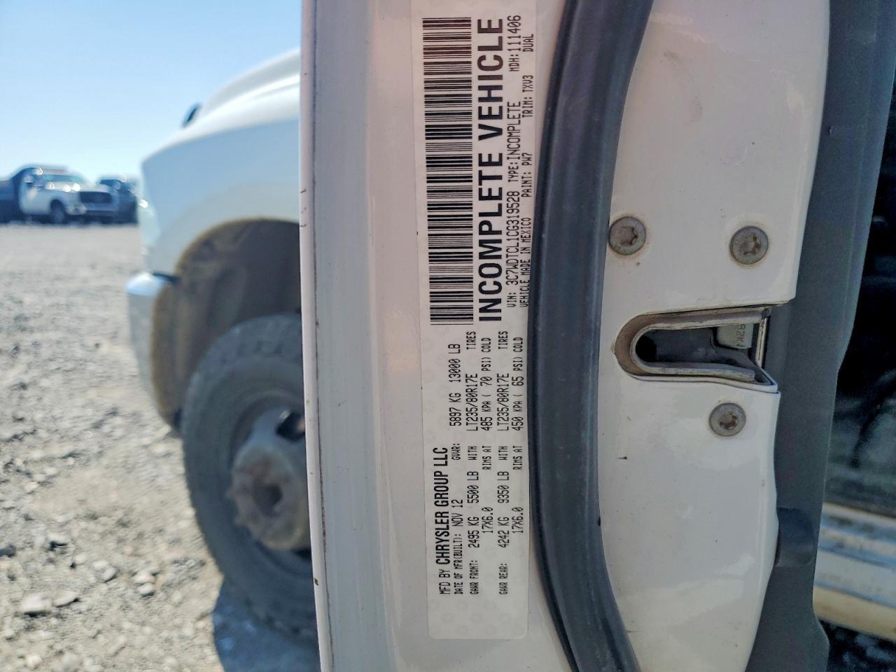 2012 Dodge RAM 3500 ST