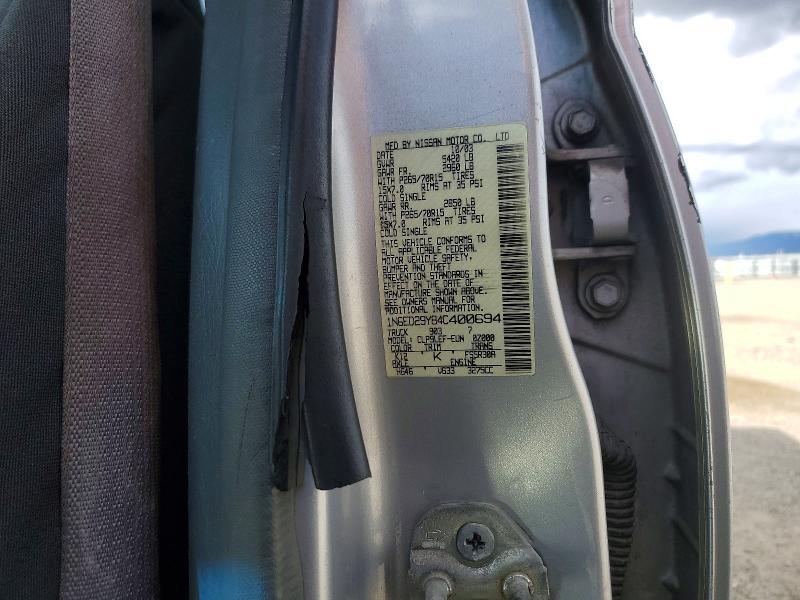 2004 Nissan Frontier Crew cab xe V6